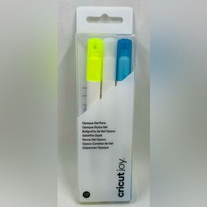 Cricut JOY PENS OPAQUE GEL 1.0 WHITE BLUE YLLOW White/Blue/Yellow